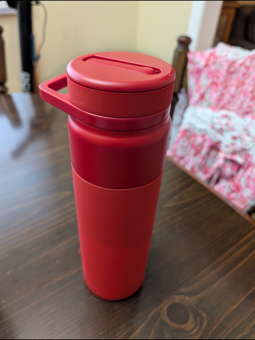 Brumate Rotera 35oz Limited Edition Matte Red Touch-Free Straw Lid